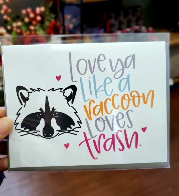 Raccoon Loves Trash